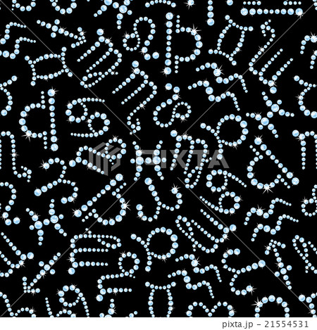 Zodiac shining diamonds seamless pattern Zodiac shining diamonds seamless pattern 21554531