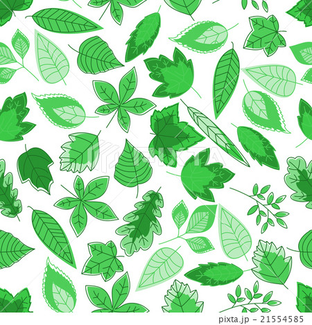 Green tree leaves seamless pattern Green tree leaves seamless pattern 21554585