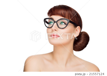 Beautiful girl in glasses Beautiful girl in glasses 21557124