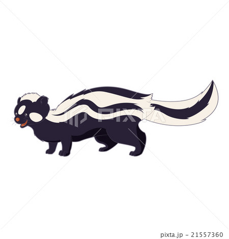 Cartoon smiling Zorilla 21557360