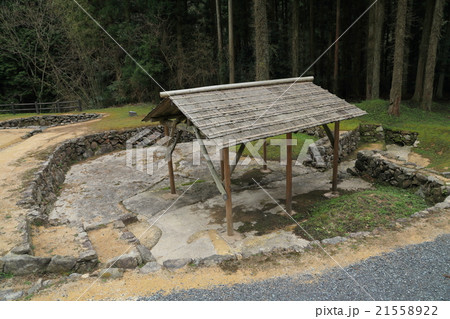 世界遺産　萩　大板山たたら製鉄遺跡　砂鉄洗場 21558922