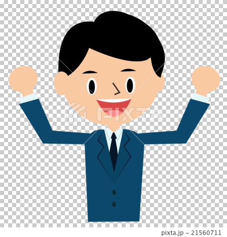 ビジネスマンがやってみた～やる気を出してみた1～上半身 21560711