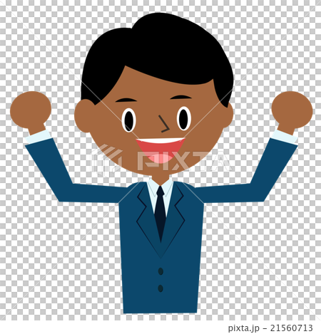 Businessman tried ~ I tried to motivate 3 ~ upper body Businessman tried ~ I tried to motivate 3 ~ upper body 21560713