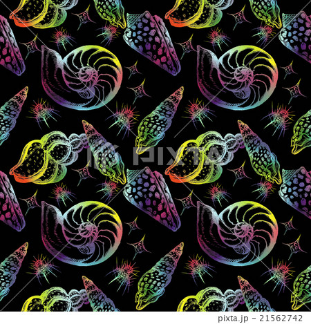 Hand drawn watercolor colorful seamless pattern.  21562742