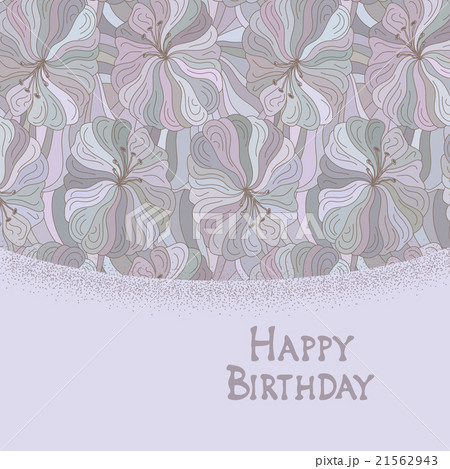 Boho style template. Happy birthday card design.  21562943