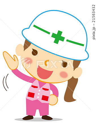 体操をする土木女子 21563432