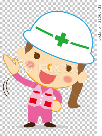 体操をする土木女子 21563432