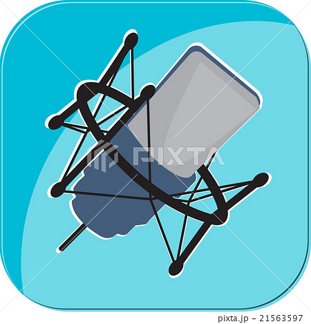 Microfone icon retro mic illustration Microfone icon retro mic illustration 21563597