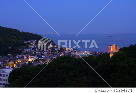 神戸の海が見える街並み 21564371