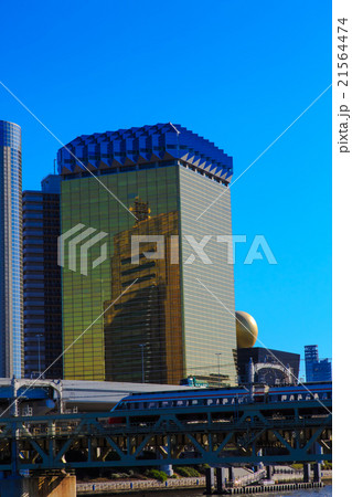 金色の高層ビル　スカイツリー近く 21564474