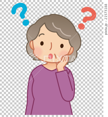 認知症の高齢者　物忘れ 21573188