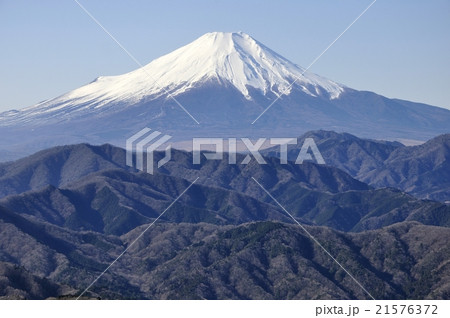 初冬の富士山 21576372