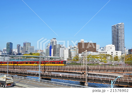 大阪　京阪天満橋駅周辺の風景 21576902