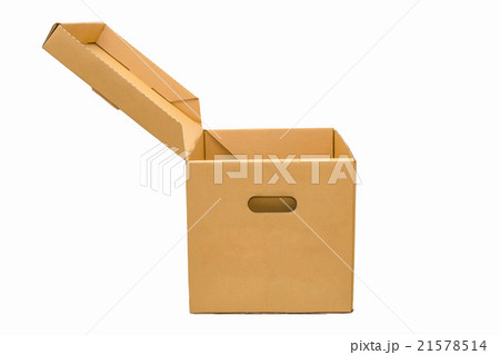 isolate of Cardboard empty box 21578514