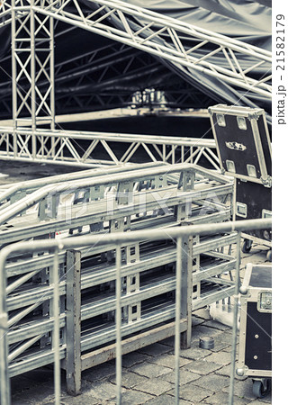 building a concert stage building a concert stage 21582179