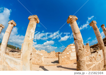 Ancient Columns at Paphos Archaeological Park Ancient Columns at Paphos Archaeological Park 21582304