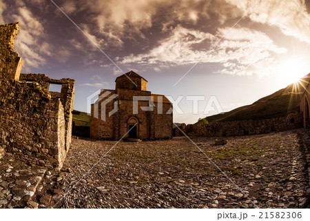 Panagia tou Sinti Monastery at sunset. Cyprus 21582306