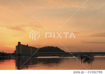 平潟湾の夕日 21582766