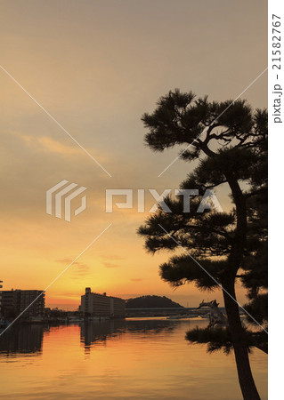 平潟湾の夕日 21582767