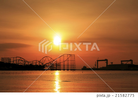 平潟湾の夕日 平潟湾の夕日 21582775