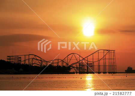 平潟湾の夕日 平潟湾の夕日 21582777