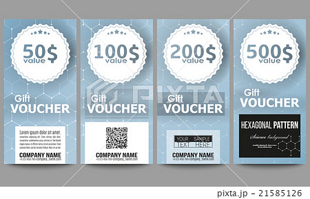 Set of modern gift voucher templates. Chemistry Set of modern gift voucher templates. Chemistry 21585126