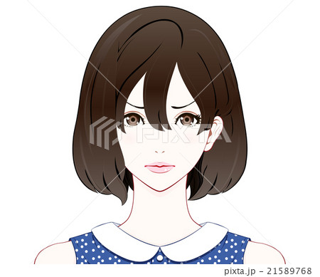 女性の表情 / 決意 / 夏服 21589768