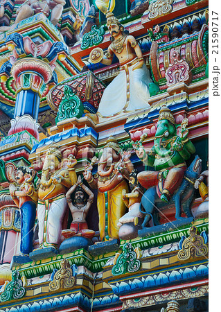 facade gopuram temple hinduism  21590717
