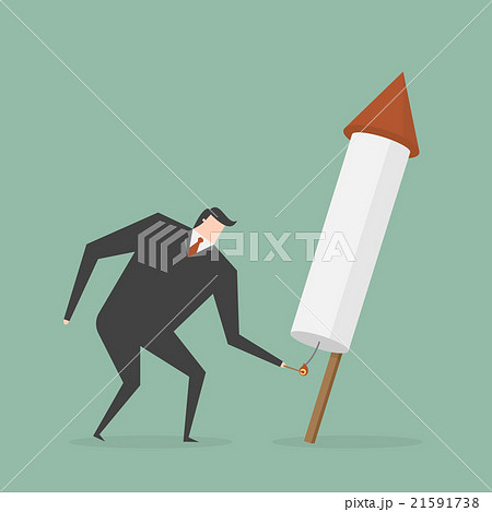 launching firework rocket launching firework rocket 21591738