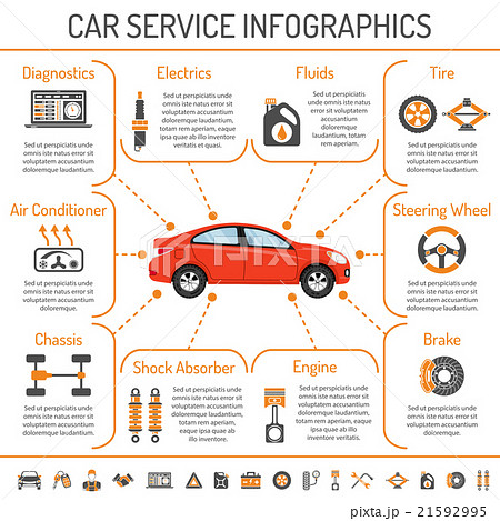 Car Service Infographics Car Service Infographics 21592995