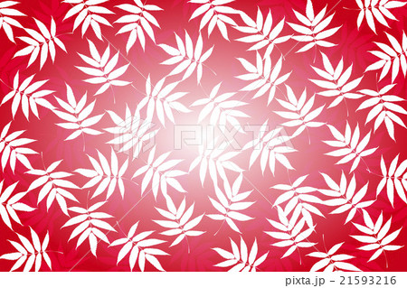 背景素材壁紙 笹の葉 ささ ササ 落葉 若葉 竹林 和風 柄 伝統模様 日本 東洋的な 新緑 初夏 のイラスト素材