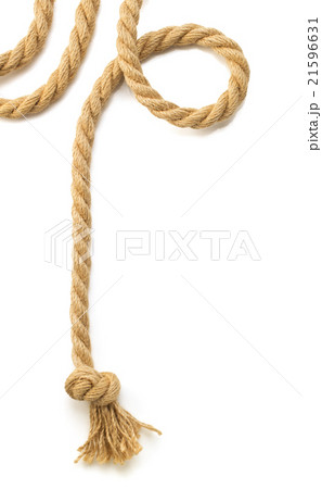 ship rope on white background 21596631