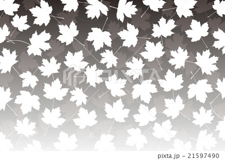 背景素材壁紙 楓 カエデ かえで 紅葉 落葉 山 自然 植物 木 風景 和風 柄 伝統模様 日本 秋のイラスト素材