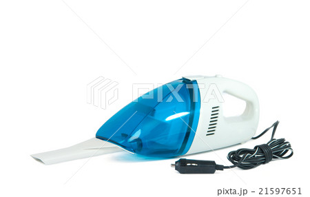 vacuum cleaner for car isolated 21597651