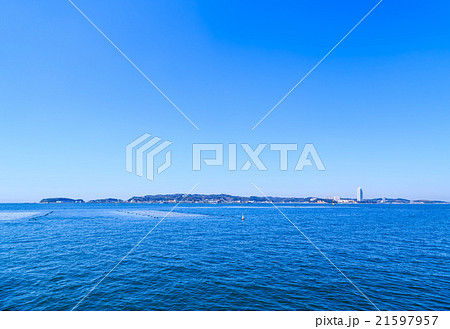 日間賀島から見た知多半島 日間賀島から見た知多半島 21597957