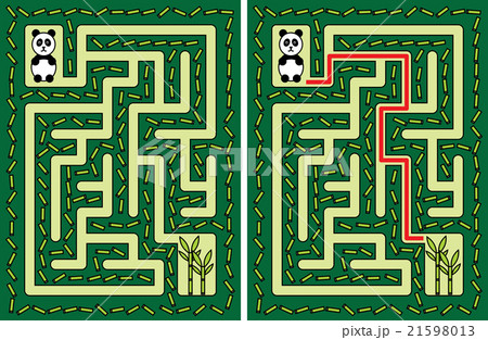 Easy panda maze Easy panda maze 21598013
