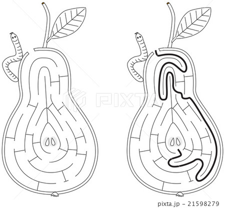 Easy pear maze Easy pear maze 21598279