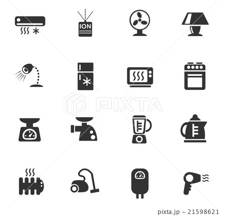 home appliances icon set home appliances icon set 21598621