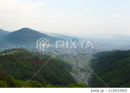 top view of Pokhara Valley, in Nepal 21602069