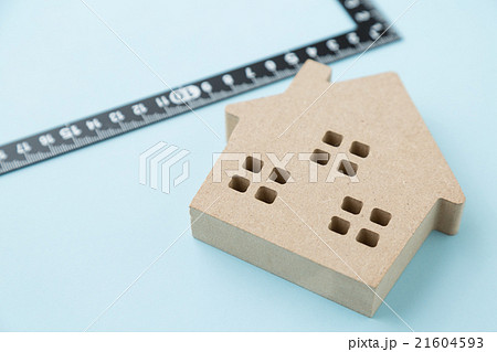 住宅 測量 青バック 住宅 測量 青バック 21604593