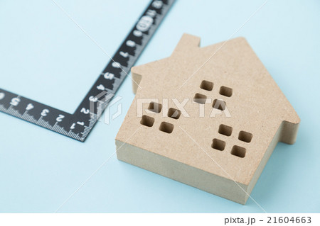 住宅　測量　青バック 21604663