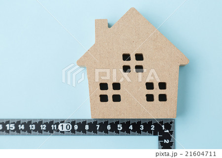住宅　測量　青バック 21604711