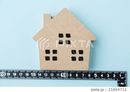 住宅　測量　青バック 21604712
