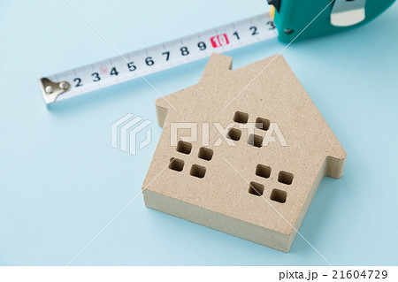 住宅　測量　青バック 21604729