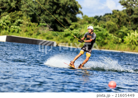 Man Wakeboarding 21605449