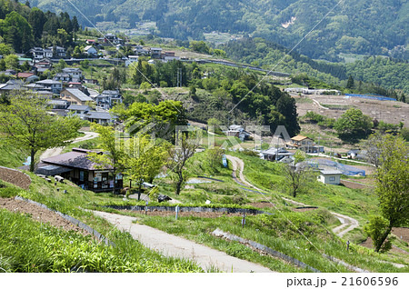 姥捨　山村風景 21606596
