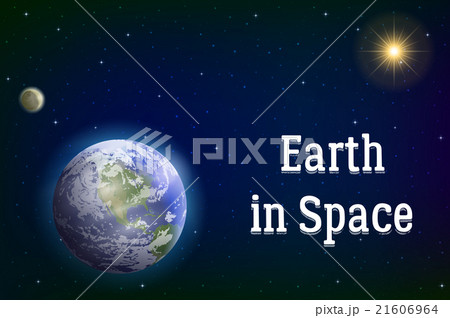 Earth, moon and sun 21606964
