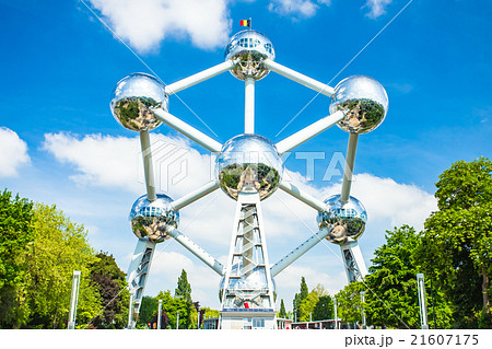 The Atomium landmark of Brussels, Belgium 21607175