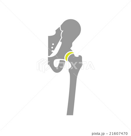 Flat Icon of Hip Isolated on White Background 21607470