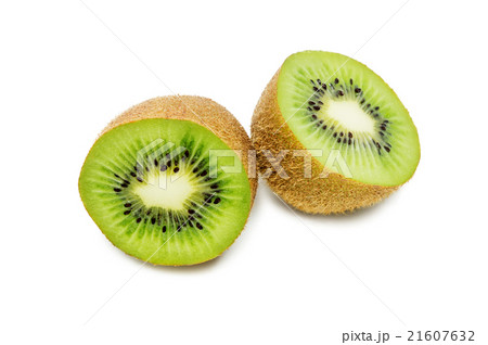 Kiwi fruit isolated on white background. 21607632